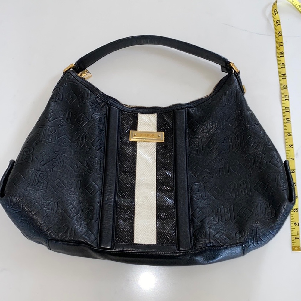 L.A.M.B. | Y2K Dorset Leather Embossed  Hobo Bag - Picture 12 of 13